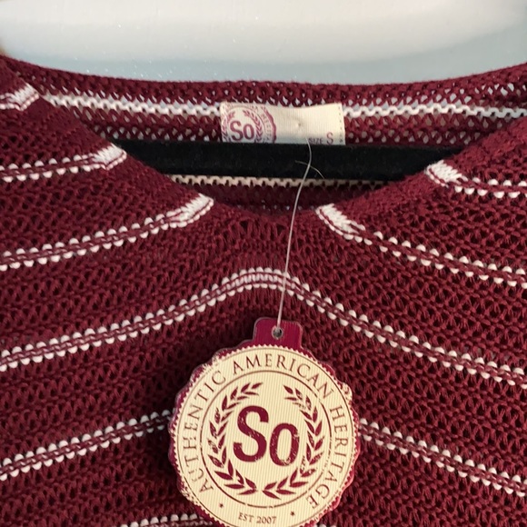 SO kohl’s maroon sweater! Thick but would go over cami. - Picture 3 of 3